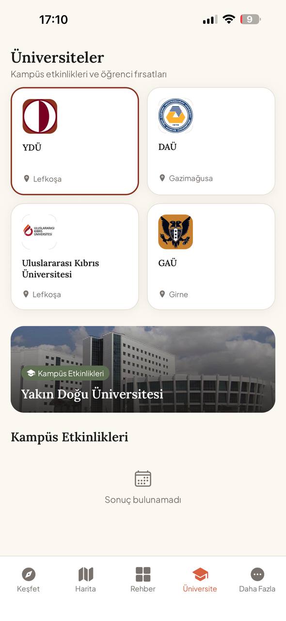 Kıbrıs Etkinlik ekran görüntüsü 6