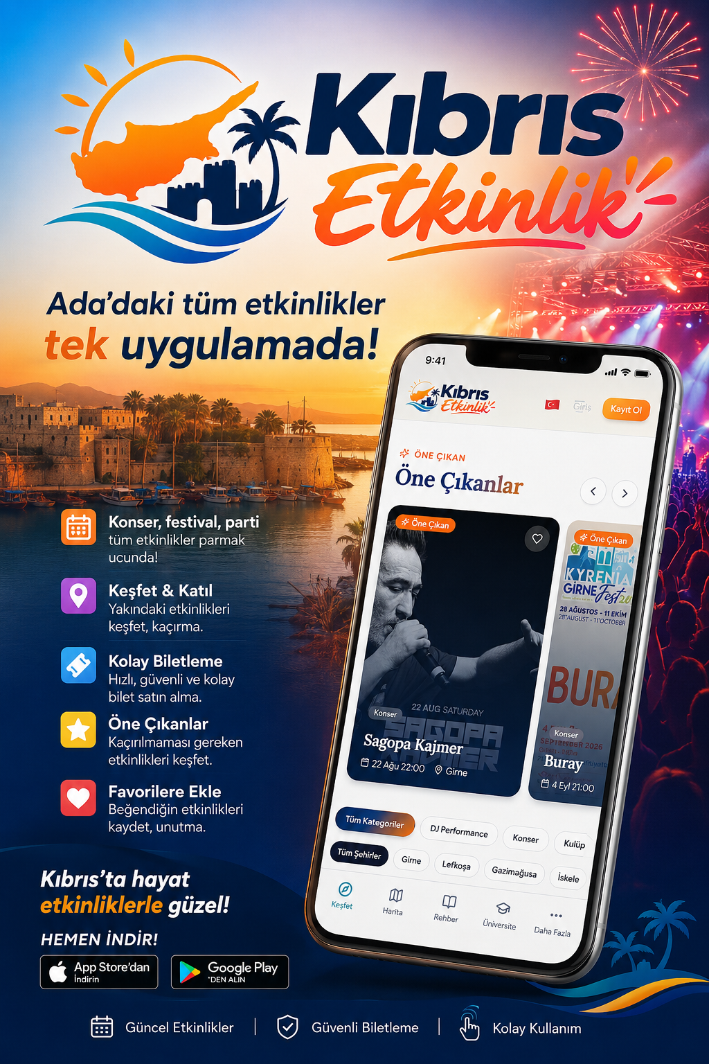 Kıbrıs Etkinlik - Kıbrıs'ın Nabzı Cebinde!