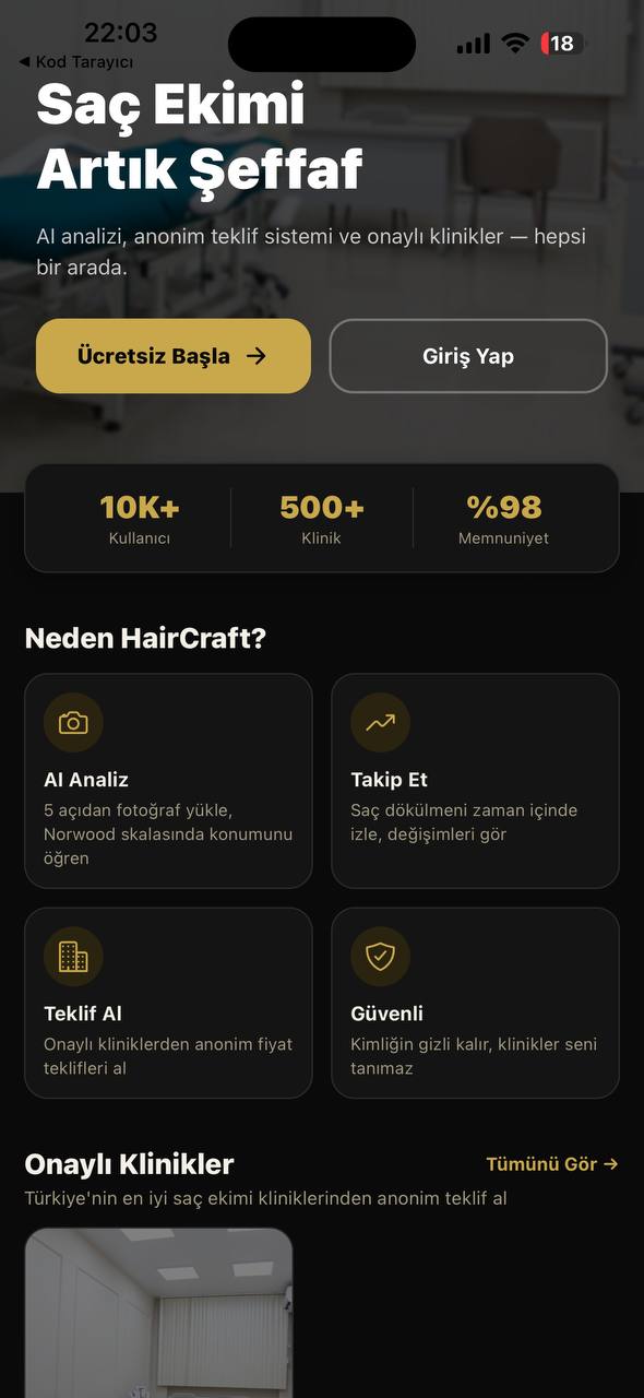HairCraft ekran görüntüsü 1