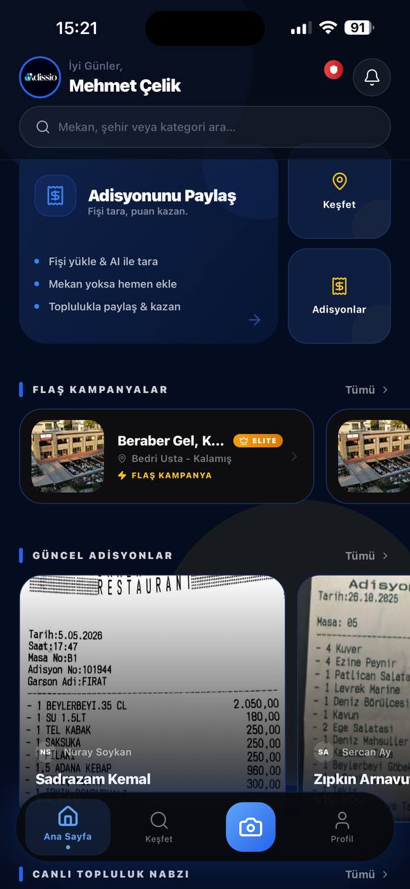 Adissio ekran görüntüsü 1